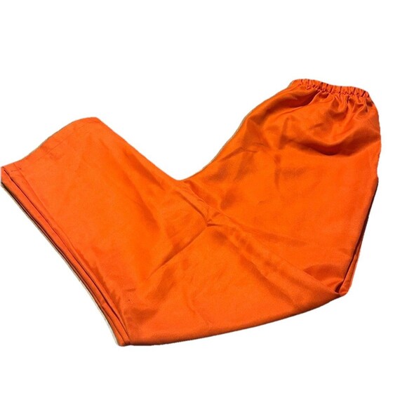 Spirit Halloween Orange Costume Pants S/M Unisex Elastic Waist Cosplay Prisoner - Picture 1 of 3